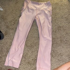 Size small rose reflector yoga pants